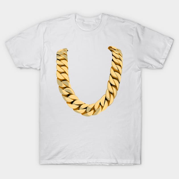 Gold Chain T-Shirt by tylerockss